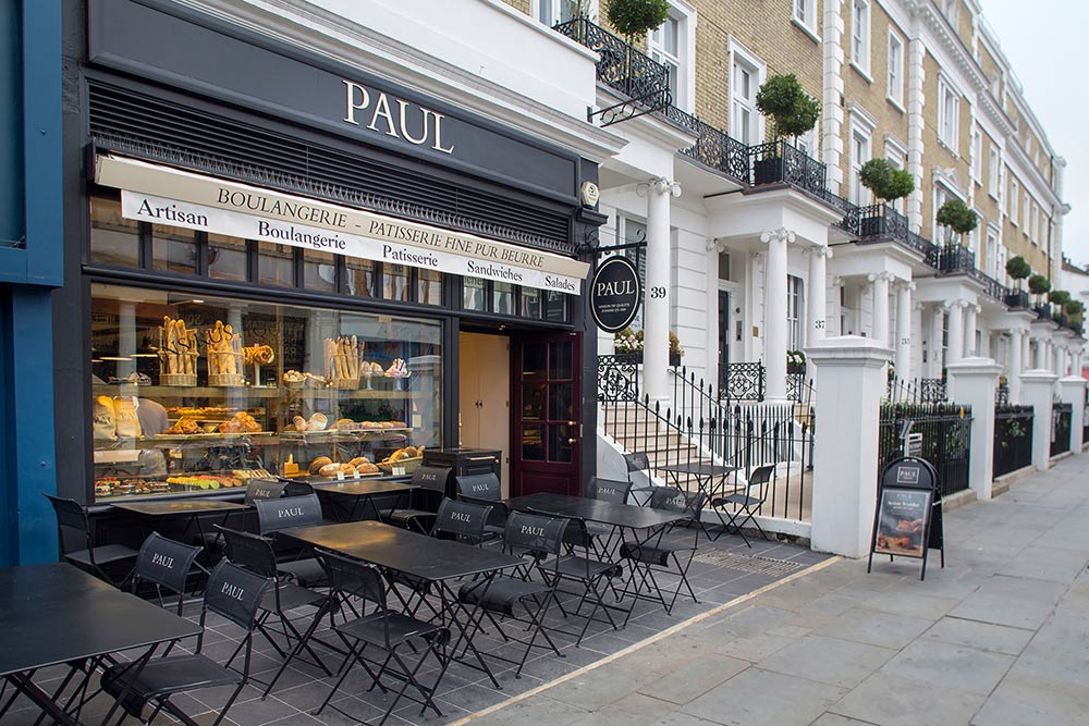 Les boulangeries à Londres: Paul