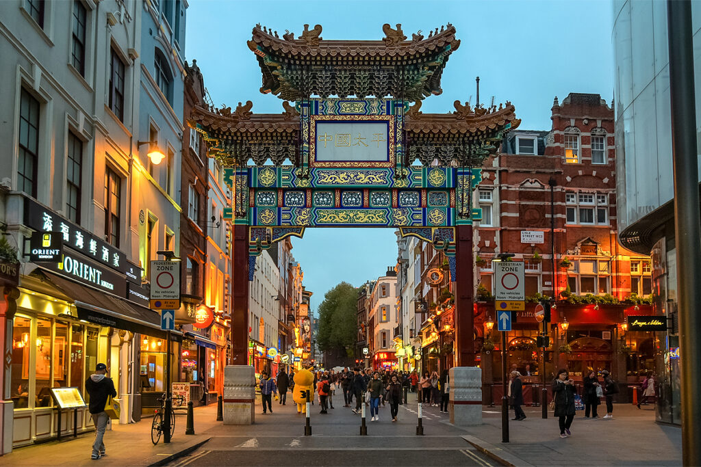 Restaurants chinois à Londres : china town