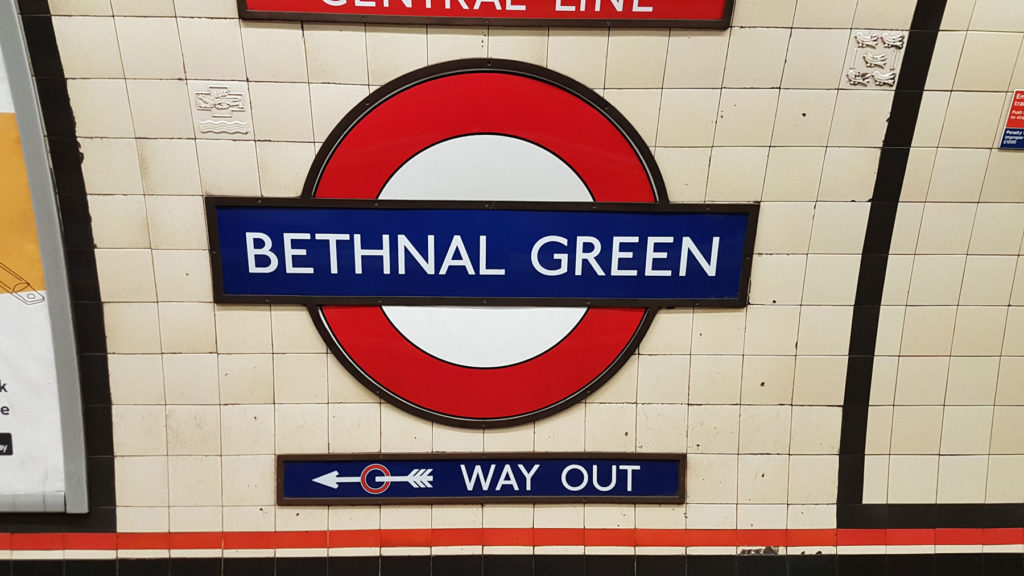 Vivre à Bethnal Green : Station de métro