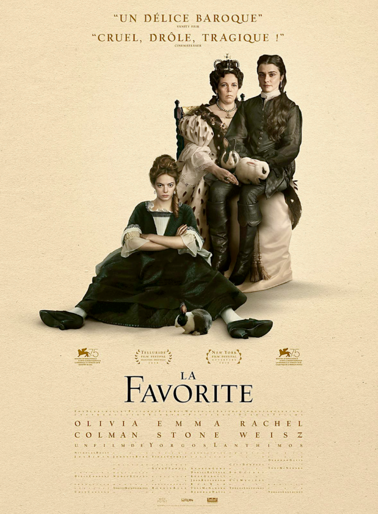 films anglais 2019 : la favorite