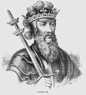 Edouard III fondateur de l’ordre de la Jarretière