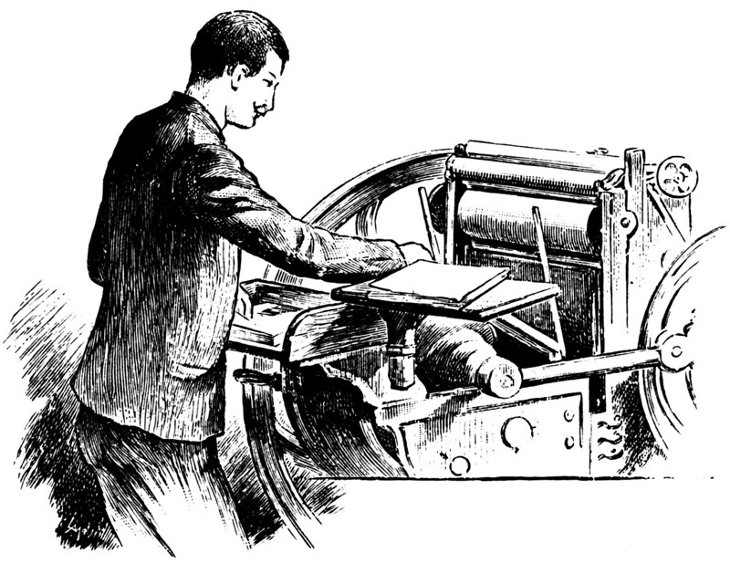 L'histoire de l'imprimerie
