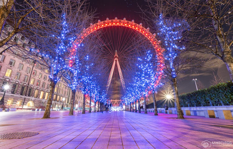 London Eye pendant la nuit