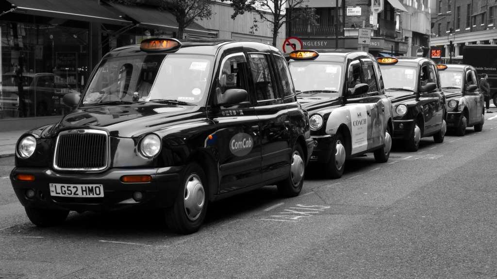 Taxis à Londres: les Comcab
