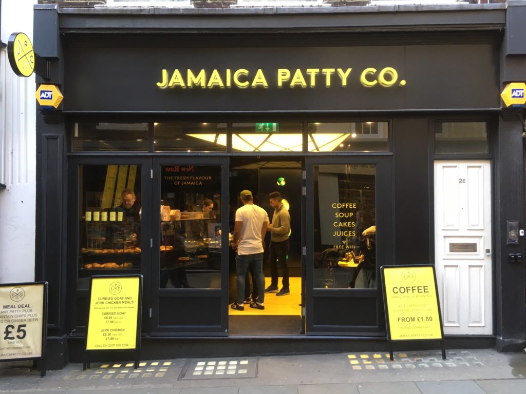 Les restaurants caribéens à Londres: Jamaica Patty Co